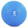 Мяч набивной слэмбол для кроссфита Record SLAM BALL 2кг (резина, минеральный наполнитель, d-23см, синий)