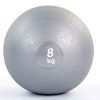 Мяч набивной слэмбол для кроссфита Record SLAM BALL 8кг (резина, минеральный наполнитель, d-23см, серый)
