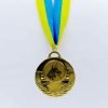 Медаль спортивная с лентой AIM  d-5см Собаки (металл, 25g, 1-золото, 2-серебро, 3-бронза) - Цвет Золотой