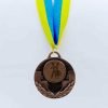 Медаль спортивная с лентой AIM  d-5см Танцы (металл, 25g, 1-золото, 2-серебро, 3-бронза) - Цвет Бронзовый