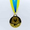 Медаль спортивная с лентой AIM  d-5см Боулинг (металл, 25g, 1-золото, 2-серебро, 3-бронза) - Цвет Золотой