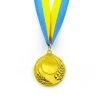 Заготовка медали спортивной с лентой SKILL d-5см (металл, 25g, 1-золото, 2-серебро, 3-бронза) - Цвет Золотой