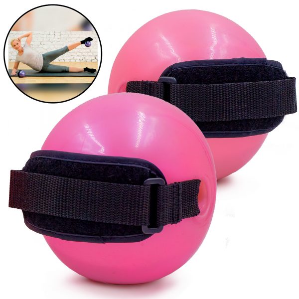 Мяч утяжеленный с манжетом (2x1,5LB) Pro Supra WEIGHTED EXERCISE BALL (резина, d-11, розовый)