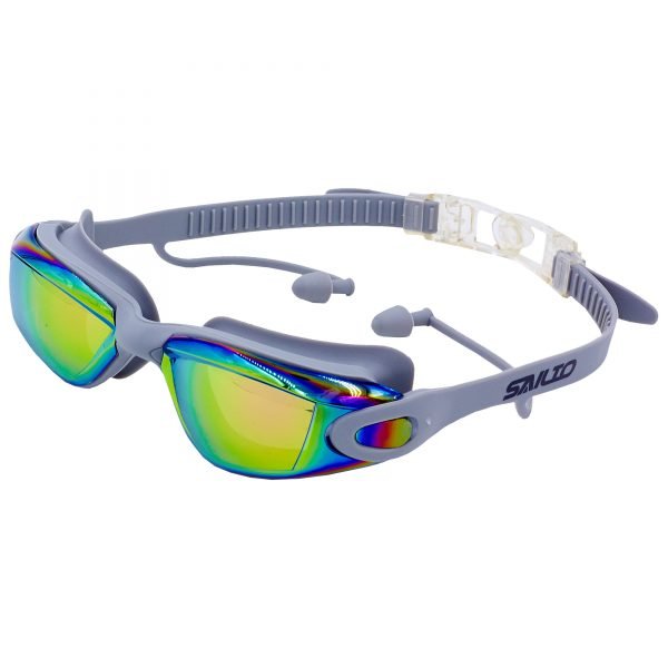 Очки для плавания с берушами в комплекте SAILTO (поликарбонат, силикон, цвета в ассортименте)