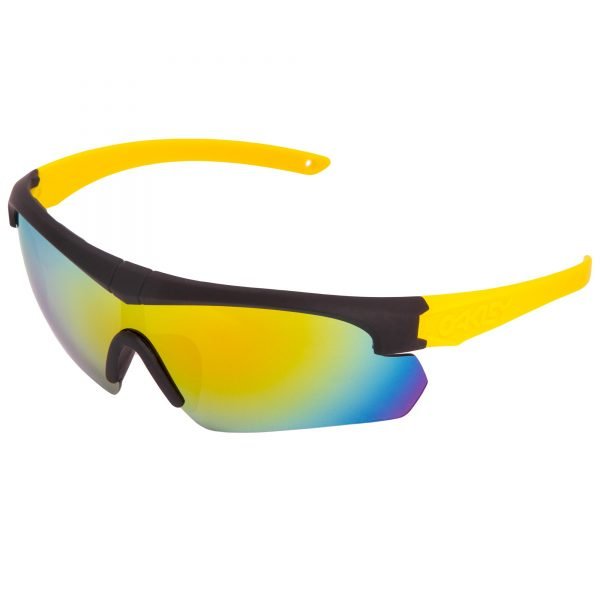 Очки спортивные солнцезащитные OAKLEY (пластик, акрил, цвета в ассортименте) - Цвет Желтый