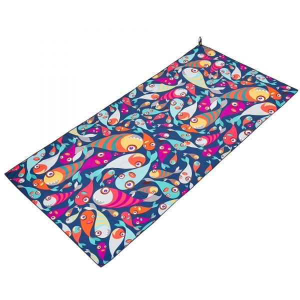 Полотенце для пляжа SPORTS TOWEL (полиэстер, р-р 80х160см, цвета в ассортименте) - Цвет Синий