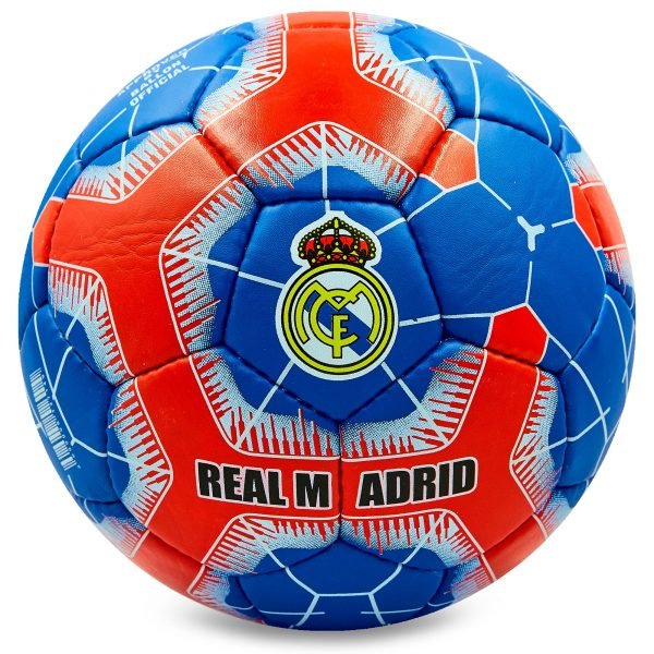 Мяч футбольный №5 Гриппи 5сл. REAL MADRID (№5, 5 сл., сшит вручную)