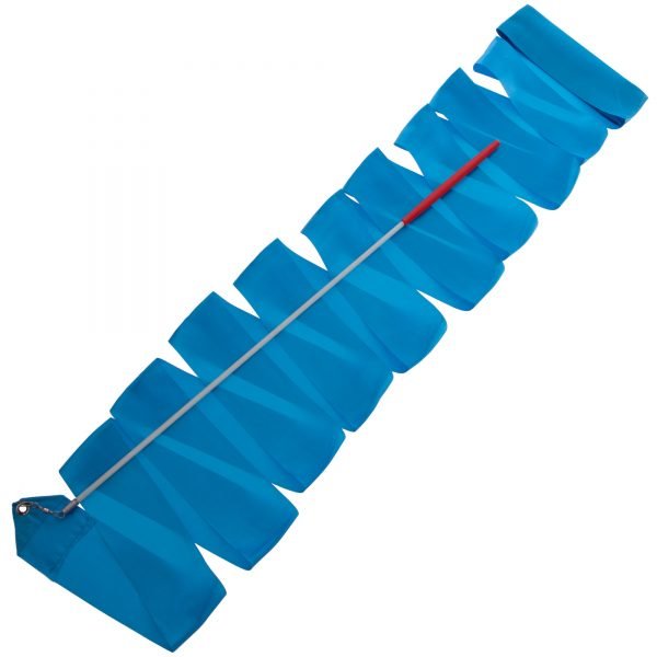 Лента для художественной гимнастики с палочкой 4м Lingo (нейлон, l-4м, палочка-металл, l-47см, цвета в ассортименте) - Цвет Голубой