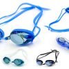 Очки для плавания с берушами в комплекте SAILTO (поликарбонат, силикон, зеркальные, цвета в ассортименте)