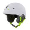 Шлем горнолыжный с механизмом регулировки MOON (ABS, p-p S-M-51-58, матовый, цвета в ассортименте) - Белый-салатовый-S (51-55)