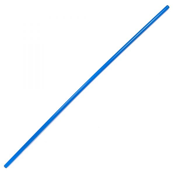 Палка гимнастическая тренировочная (штанга) пластик 1,5м (d-2,5см, цвета в ассортименте) - Цвет Синий