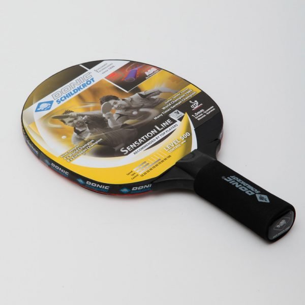 Ракетка для настольного тенниса 1 штука DONIC LEVEL 500 SENSATION (древесина, винил, резина)