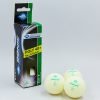 Набор мячей для настольного тенниса 3 штуки DONIC ELITE 1star (пластик, d-40мм, белый)