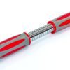 Эспандер силовой прут Power Exerciser PS 510(B) (металл, ручка пластик, резина, l-35,5см,d-3,8мм, серый-красный)