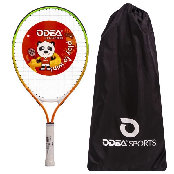 Ракетка для большого тенниса детская ODEAR (алюминий, 7-8лет, 23in, оранжевый)