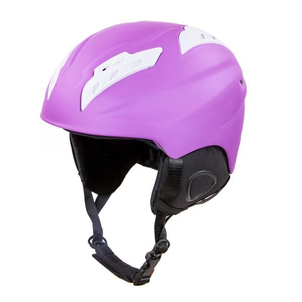Шлем горнолыжный с механизмом регулировки MOON (PC, p-p M-L (55-61), цвета в ассортименте) - Фиолетовый-белый-M (55-58)
