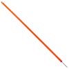 Шест для слалома тренировочный цельный (пластик, метал. штык для крепления в грунт, 160x2,5см, цвета в ассортименте) - Цвет Оранжевый