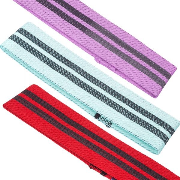 Ленты сопротивления набор 3шт LOOP BANDS (полиэстер, р-р 60x8см, 70х8см, 80х8см, цвета в ассортименте)