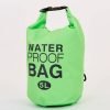 Водонепроницаемый гермомешок с плечевым ремнем Waterproof Bag 5л (PVC,цвета в ассортименте ) - Цвет Салатовый