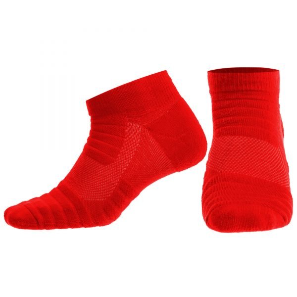 Носки спортивные для баскетбола (нейлон, хлопок, р-р 40-45, цвета в ассортименте) - Цвет Бордовый