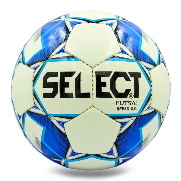 Мяч для футзала №4 ламин. ST SPEED белый-синий, белый-красный (5 сл., сшит вручную)