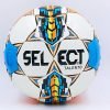Мяч футбольный №5 PU ламин. ST TALENTO белый-голубой-оранжевый (№5, 5 сл., сшит вручную)
