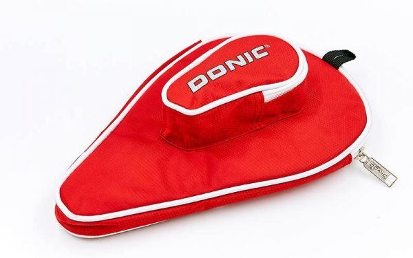 Чехол на ракетку для настольного тенниса DONIC WALDNER (нейлон, красный, р-р 29x20см)