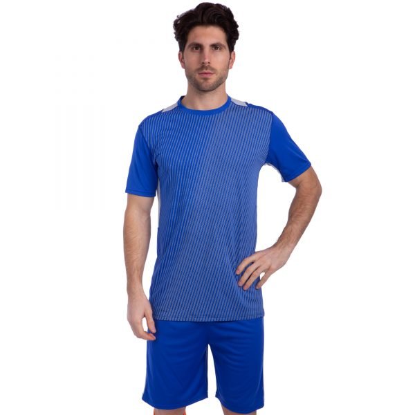 Футбольная форма SP-Sport Variation (PL, р-р M-2XL-44-50, рост 165-180см, цвета в ассортименте) - Голубой-серый-M-44, рост 165