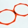 Тренировочная напольная сетка (соты 2шт + крепление) Agility Grid (пластик, оранжевый)