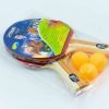 Набор для настольного тенниса 2 ракетки, 3 мяча STG FORCE МТ-6367 (древесина, резина) Replika