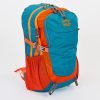 Рюкзак спортивный с жесткой спинкой COLOR LIFE V-25л (нейлон, р-р 44,5х27х17,5см, цвета в ассортименте) - Цвет Бирюза-оранжевый