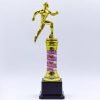Награда (приз) спортивная Легкая атлетика (металл, пластик, h-28см, b-8см, золото)