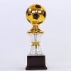 Награда (приз) спортивная BALL (пластик, h-26см, b-8,5см, d шара-8см, золото)