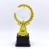 Награда (приз) спортивная с местом под жетон (K1) (пластик, h-20м,b-9,5см, золото)