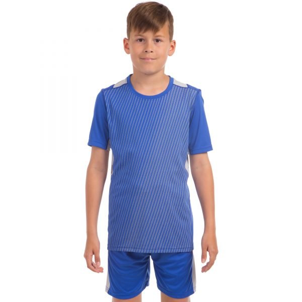 Футбольная форма подростковая SP-Sport Variation (XS-L, цвета в ассортименте) - Синий-серый-XS-до 8 лет, рост 135-145