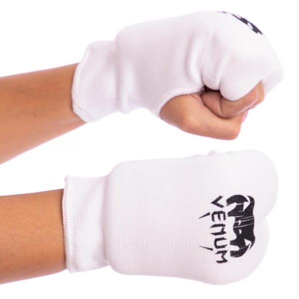 Накладки (перчатки) для каратэ VNM (PL, хлопок, эластан, р-р XS-L, белый) - L