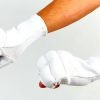 Накладки (перчатки) для каратэ (PL, хлопок, эластан, р-р L, белый)