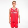 Форма баскетбольная подростковая NB-Sport NBA PYRIS 23 (PL, р-р M-2XL-130-165см, цвета в ассортименте) - Красный-M, 8-10 лет, 130-140см