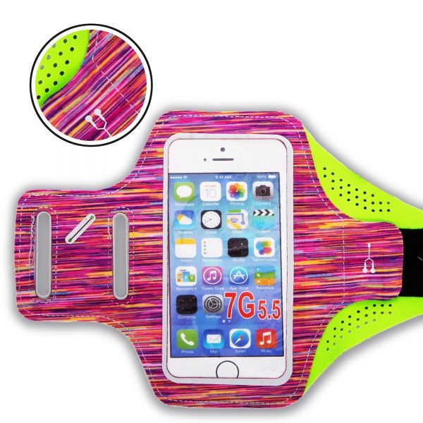 Чехол для телефона с креплением на руку для занятий спортом (для iPhone и iPod 18x7см, цвета в ассортименте) - Цвет Бордовый