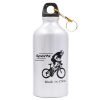 Бутылка для воды алюминивая спортивная с карабином SP-Planeta 400 мл SPORTS (цвета в ассортименте) - Цвет Серый