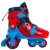 Роликовые коньки раздвижные детские Zelart размер 27-34 цвета в ассортименте - Красный-голубой-27-30