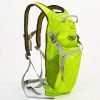 Рюкзак спортивный с жесткой спинкой (нейлон, р-р 22х5х48см,цвета в ассортименте ) - Цвет Салатовый