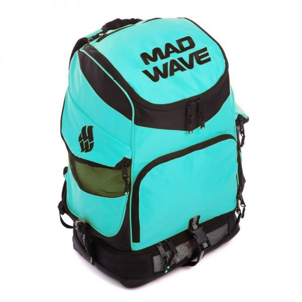Рюкзак спортивный MadWave MAD TEAM (полиэстер, нейлон, р-р 45х22х24см, цвета в ассортименте) - Цвет Бирюзовый