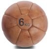 Мяч медицинский медбол VINTAGE Medicine Ball 6кг (кожа, d-24см)