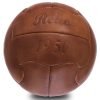 Мяч футбольный №5 Кожа VINTAGE (№5, 5сл., 12 панелей, сшит вручную, коричневый)