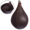 Груша набивная Каплевидная подвесная VINTAGE Punch ball (кожа, d-20см, l-32см, вес-0,35кг, темно-коричневый)