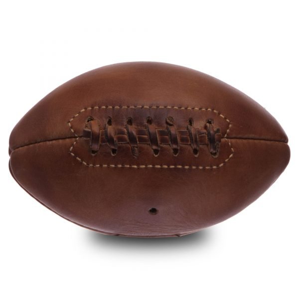 Мяч для американского футбола кожаный VINTAGE Mini American Football (кожа, d-11. l-19см, коричневый)