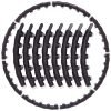Обруч массажный Хула Хуп Hula Hoop (пластик, 8 секций, d-95см) - Цвет Черный